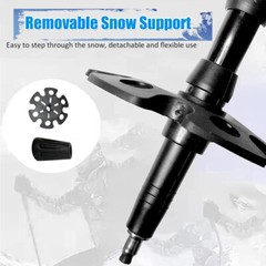 2x Trekking Poles Walking Hiking Sticks Adjustable Nordic Anti-shock Alpenstock