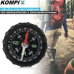 KOMPIX Mini Outdoor Compass Walking Compass Hiking Car Bike Pocket Compass