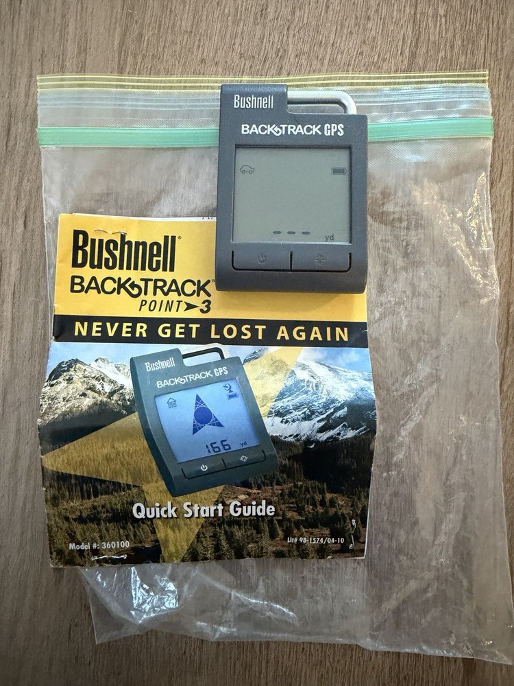 Bushnell PORTABLE 2.25″ x 3″ Backtrack Point-3 Handheld GPS MODEL 360100