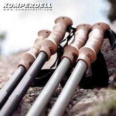 Komperdell Shockmaster Cork Powerlock – Trekking Poles Hiking Poles Touring Poles