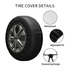 Parrot Pirate Spare Tire Cover Waterproof Sun Protection Fit for Trailers, Rv…