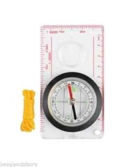 Cabin Creek Deluxe Map Compass Liquid Filled Lanyard Magnifier 557-P-CC