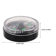 20 Pcs Portable Mini Plastic Compass Lightweight Touring Compass for Backpacking