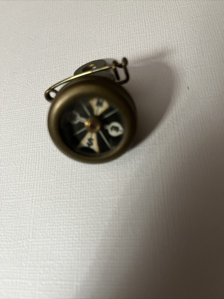 Marbles Gladstone Compass Lapel Pin Hunting Hiking Orienteering Geocaching