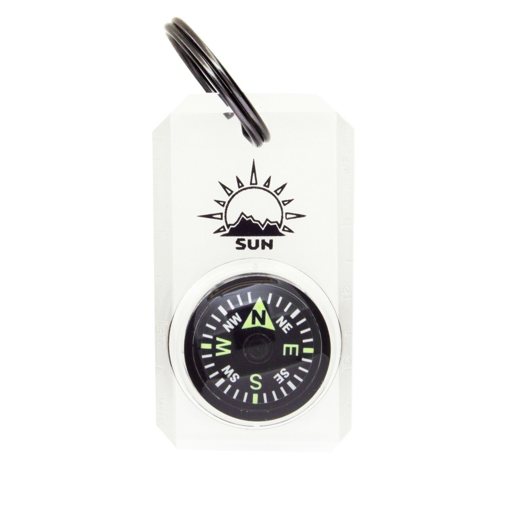 Sun Company MiniComp – Zipperpull Mini Compass with Split Ring