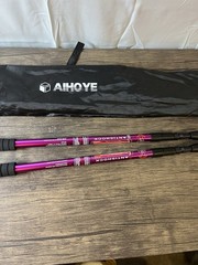 Aihoye Hiking Trekking Poles Purple Lightweight Antishock Backpacking GentlyUsed