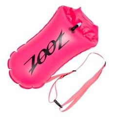 Ultra Swim Safety Buoy & Dry Bag, High-Visibility Open-Water 15L Neon Pink