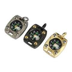 MecArmy CMP2, Brass, EDC Compass, With Fluorescence Glow and Beaded Chain used