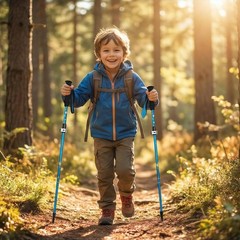 Trekking Poles – Lightweight Collapsible Hiking Poles – Retractable Hiking St…