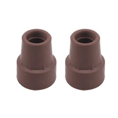 1Pc-3Pcs Rubber Walking Hiking Stick Metal Ferrule Bottom End Cover Cane Crutch