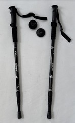 Cleye, 2 Piece Walking And Hiking Sticks, Black, Please Read Details