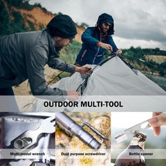 Adjustable 15-in-1 Multi-Functional Hiking Stick – Trekking Poles for Outdoor Ad