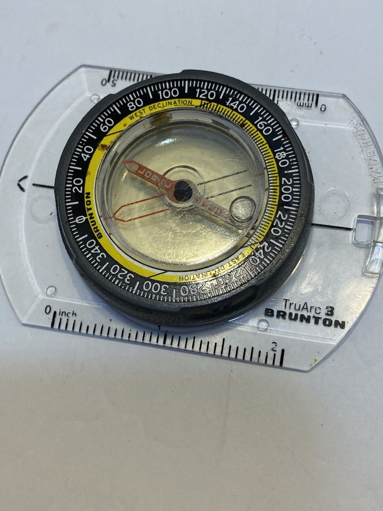 Brunton TruArc 3 Compass Plastic Camping Hiking Travel