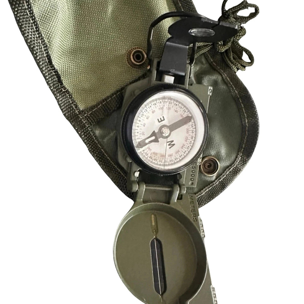 New Cammenga Model 3h Tritium Lensatic Compass Olive Drab US Military Issu Pouch