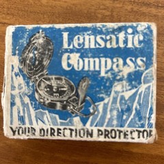 Vintage Lensatic Brass Compass -Japan Made- w case/Instructions – Vintage