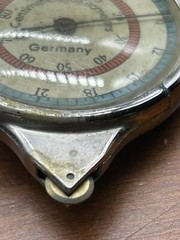 VTG Lot 3 Compasses. 2 Made In Germany, Other Japan brass , Metal, Leather