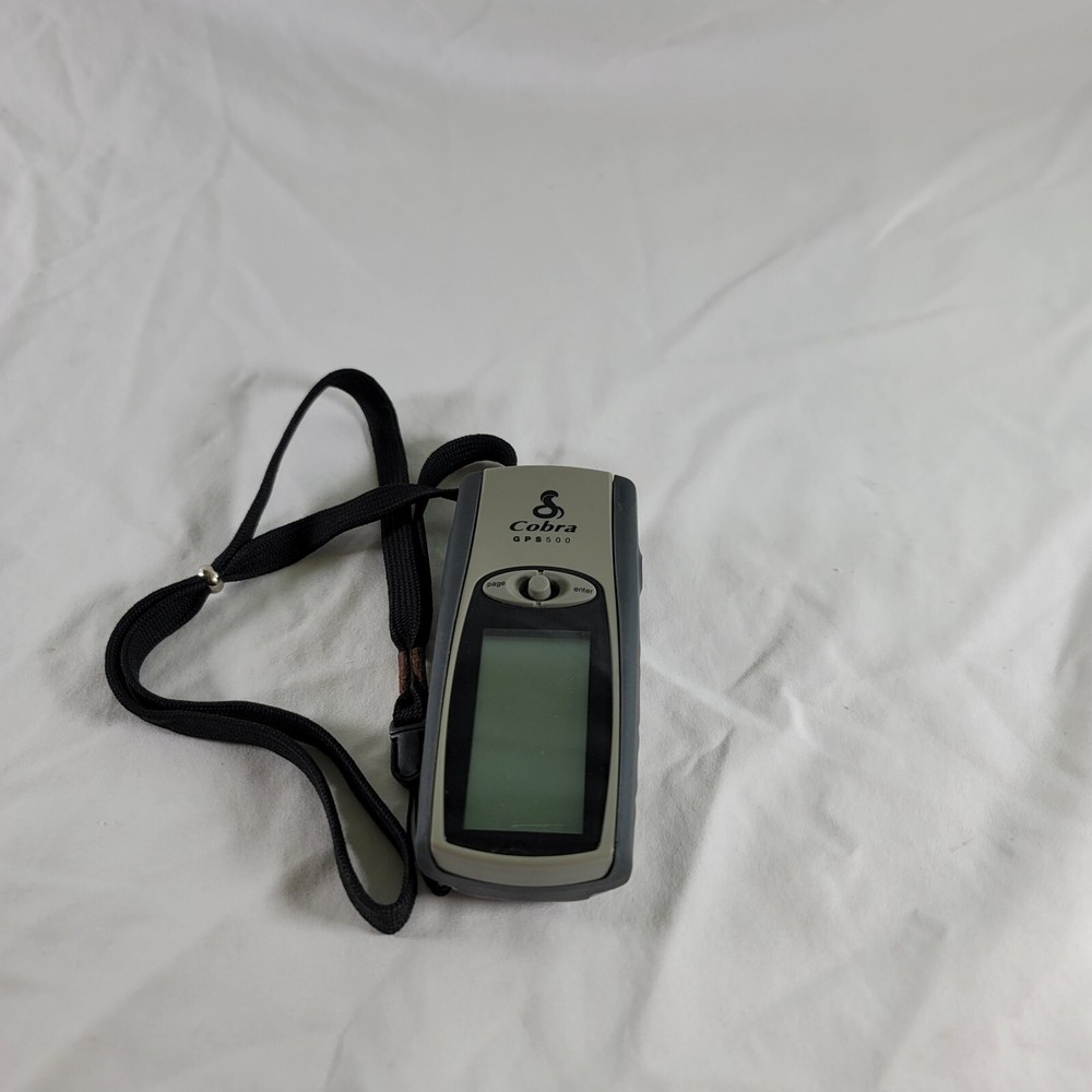 Cobra GPS 500 Portable GPS Navigator -Tested & Working