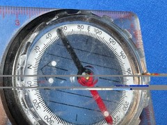Vintage SUUNTO Precise Pathfinder Compass, Made in Finland 3.25″ x 2.25″