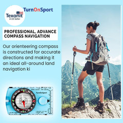 Orienteering Compass – Advanced Scout Compass for Hiking, Camping, and Backpacki