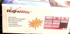 GPS Rightway 400 navigator Portable Navigation Device GPS RW400