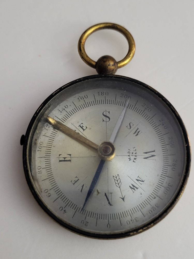 Small Pocket Compass Made In France