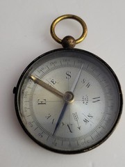 Small Pocket Compass Made In France