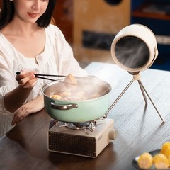 Tiny Cooking Air whirler With Turning Style And Removable Metal Net