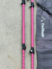 Set of Trail Buddy Trekking Poles 105-135CM Pink ..5D