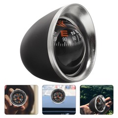 Small Car Dashboard Compass Car Mount Compass Black Compass for Vehicle Boat