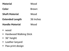 36 Inch Hiking Sticks.