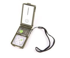 Green Army Military Liquid Multifunction Compass Survival Kit Tool Boy Scouts