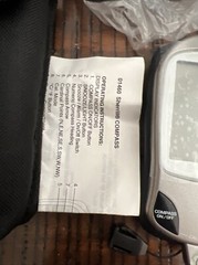 New In Case SHERRILL DIGITAL COMPASS & ALARM CLOCK Free Shilling