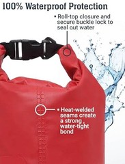 Brooklyn Kayak Company Waterproof Dry Bag – Roll Top 25 Liter Pack of 3
