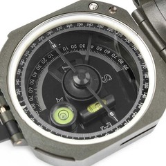 Pocket Transit Army Geology Compass for Outdoor Hiking Camping Survival Marching