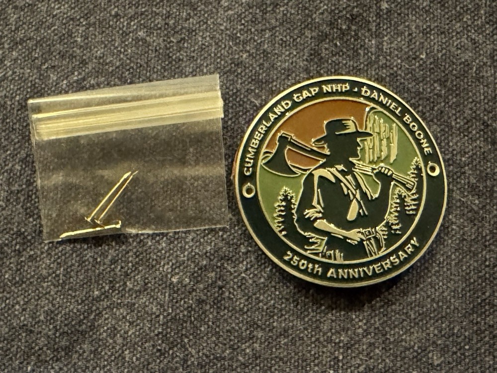 Cumberland Gap – Hiking Staff Medallion – Daniel Boone