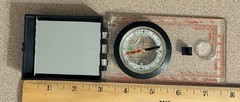 VTG Eddie Bauer Mirror Sighting Compass – Liquid Filled Orienteering Tool – VGUC