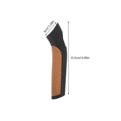 Set of 2 Reusable Cork Handle Cane Walking Pole Grips for Outdoor Trekking Use