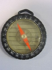 Taylor Instruments, Asheville NC Hand Held Compass Key Chain Vintage 1960’s
