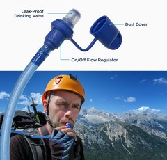 Extra Large 8L Water Bladder (2.1 Gallon) Heavy Duty Hydration Reservoir Bag,…