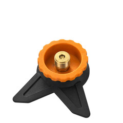 For camping Gas Stove Adapter Brass Tip Tripod Stand for Butane Canister Use