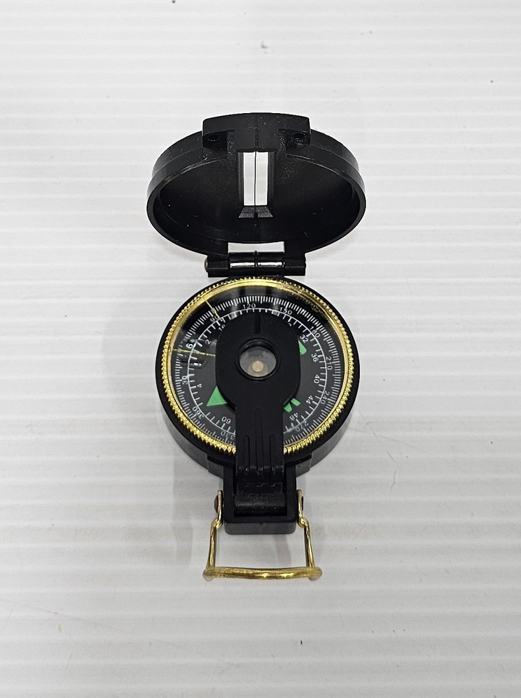 Engineer Directional Compass Glow In The Dark EDC Survival Hunting Hiking Vtg