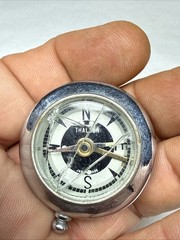 7 Vintage Japan Compass Pocket Wrist Pin On Hunting Hiking Glow In Dark ATCO