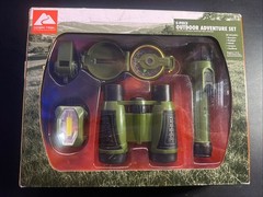 Ozark Trail 5 Piece Outdoor Adventure Set Binoculars Compass Flashlight and More
