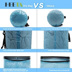 Waterproof Dry Bag for Women & Men – 5L//20L/30L/40L Roll Top 10L – Blue