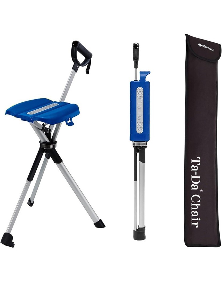 Ta-Da Chair Trekking Hiking Folding Walking Stick w/Seat 34.2” OPENBOX MSRP $180