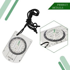 Essential Gear Multifunctional Outdoor Map Scale Ruler with For Compass