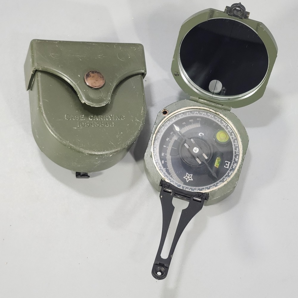 Brunton Military Compass M2 Nonmaintainable in Case Jan 1987 19200MILC58052 VTG