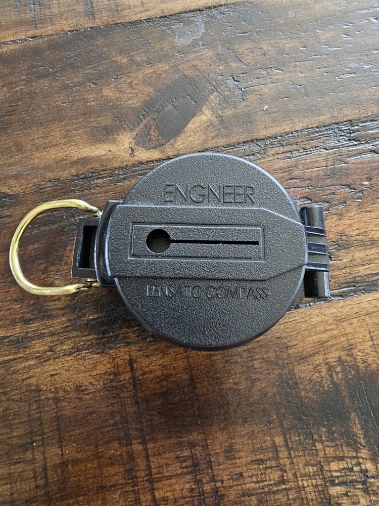 Engineer Lensatic Compass ~ ngineer LeLiquid Filled / Glow in the Dark Taiwan