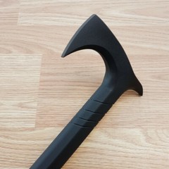 Cold Steel Axe Head Cane Single Piece Hiking Stick Polypropylene 38″ Overall