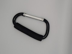 Carabiner Aluminum Large D Shape Snap Hook Cushion Grip 5”